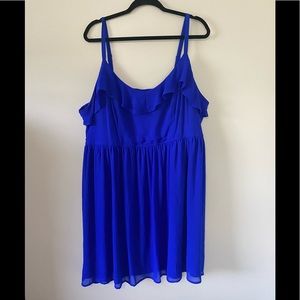 Royal blue dress